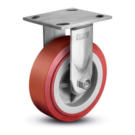 Colson Colson 4 Series Rigid Plate Caster 4.04108.929 SS - Polyurethane on Polyolefin 4"Dia. 600 Lb. 4.04108.929 SS